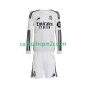 Real Madrid Bambino Maglia Prima 2025/2026 Manica Lunga